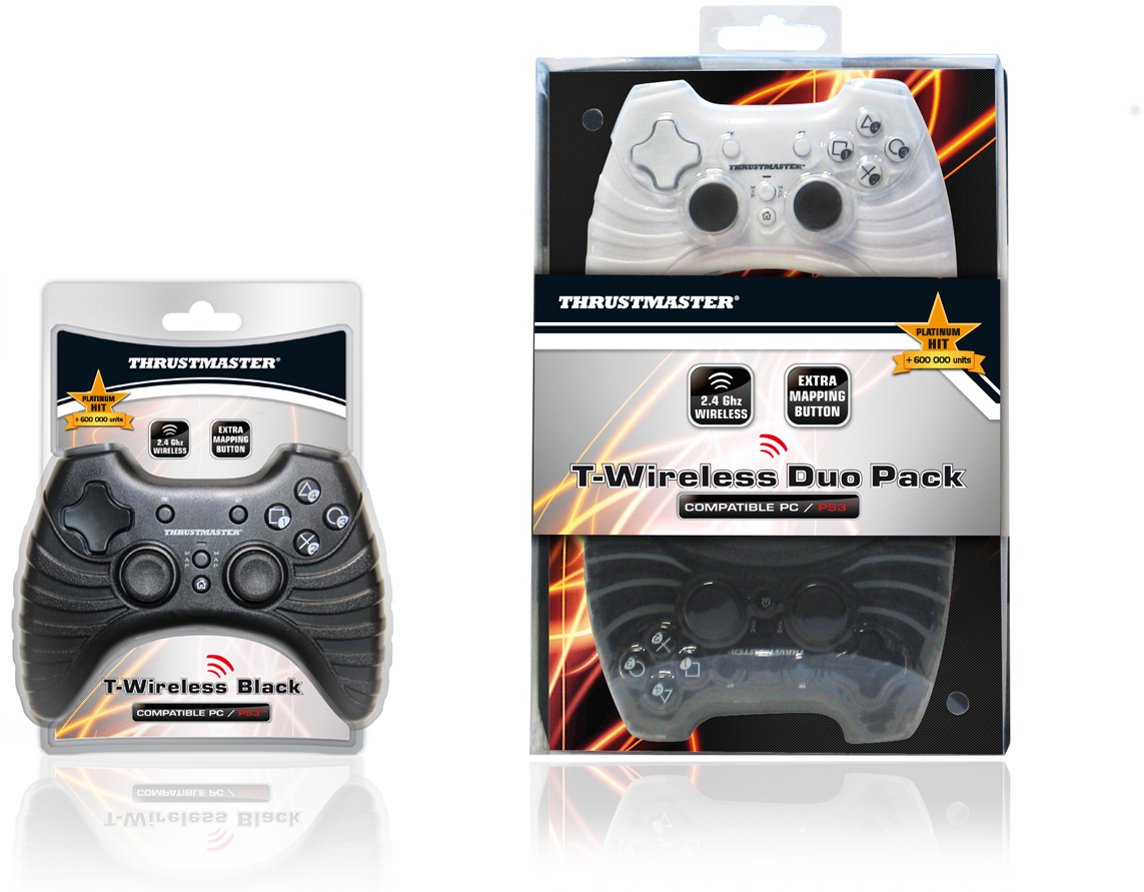 Mando ps3 Thrustmaster T InaláMbrico Negro ( PS3 /PC) Mando ps3 Thrustmaster T InaláMbrico Negro ( PS3 /PC)